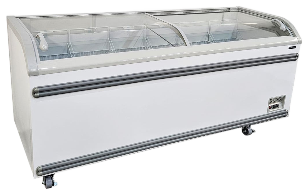 Display chest and island freezer